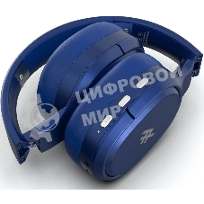 Беспроводные/проводные наушники iFrogz Airtime Vibe синий, полноразмерные, Bluetooth + проводной, активное шумоподавление, до 30 ч