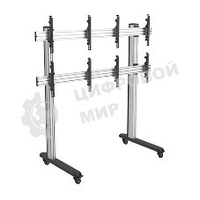 Мобильная стойка Wize Pro VWM2X2-55 для видеостены 2х2 из дисплеев 45