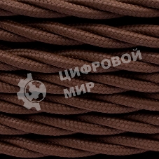 Провод ретро Bironi B1-435-72-50 3х2.5 матовый коричневый (уп. 50 м)