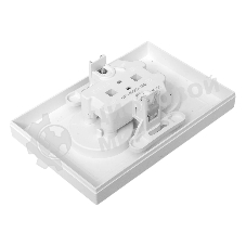 Розетка 2-м EKF UP1-SOW-200 СП Эпика 16А без заземл. без защ. шторок с рамкой механизм бел.