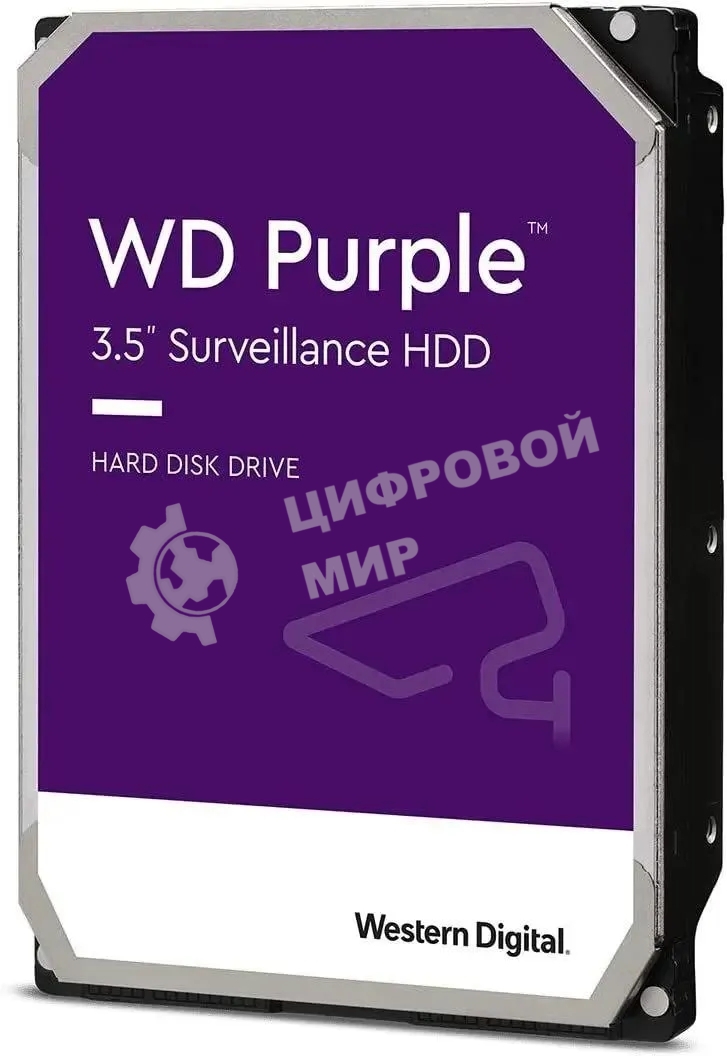 Жесткий диск Western Digital 4Tb 5400rpm Purple SATA III, 256Mb, 3.5