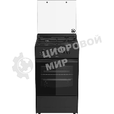 Плита газовая Дарина 1B GM441 002 At антрацит, конфорок 4, духовка 50 л, 50 см x 85 см x 51 см