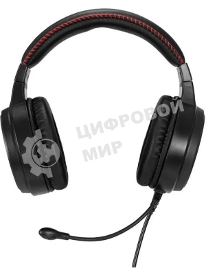 Гарнитура ExeGate Gaming HS-520G чёрный, проводная, 2 x mini jack 3.5 мм + USB, подсветка, регулятор громкости