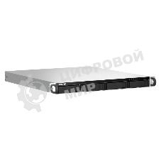 Сетевое хранилище SMB QNAP TS-464U-8G NAS 4 HDD trays, rackmount 1U, 1 PSU. 4-core Intel Celeron N5105/N5095 2.0-2.9 GHz, 8 Gb RAM MAX, 2x2.5GbE, 2xUSB 3.2 Gen 2 (10Gbps), 2xUSB 2.0, 1xHDMI, PCIe Gen 3 x2, W/o rail kit RAIL-B02
