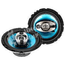 Колонки автомобильные Ural Бирюза АС-Б1647, 140Вт, 92дБ, 4Ом, 16.5 см, (6 1/2 дюйм), 2 шт, коаксиальные, четырехполосные