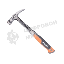 Молоток-гвоздодер цельнокованый PATRIOT FCH 560, кругл.боек 560 гр, 50-58 HRC, фиберглас.рукоять, прямой гвоздодер малый вес, компактный размер, антивибрацион.система, магнитный гвоздодержатель, 955 гр