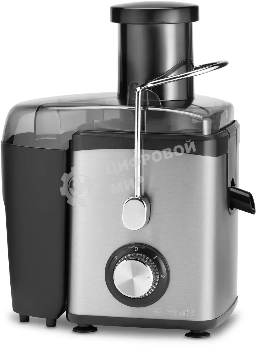 Соковыжималка центробежная Vitek VT-3653 1000 Вт, стальной