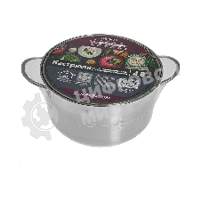 Кастрюля WEBBER BE-349/2 4,8 л, 22 см, из нержавеющей стали со стеклянной крышкой