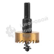 Коронка по металлу Denzel HSS, 35 мм, нитридтитановое покрытие