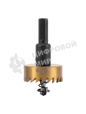 Коронка по металлу Denzel HSS, 35 мм, нитридтитановое покрытие