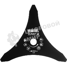 Диск для триммера Denzel 305 х 25,4 мм, толщина 1,6 мм, 3 лезвия