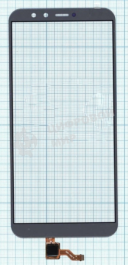 Сенсорное стекло (тачскрин) для Huawei Honor 9 Lite, серое