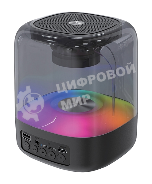 Акустическая система QUMO Plasma ВТ 0082 5 ВТ объемное звучание RGb подсветка