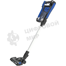 Пылесос вертикальный Blackton Bt VCA1401B черный/синий, питание от аккумулятора, 25 Вт, уборка сухая, пылесборник 0.6 л, работа от АКБ max 40 мин