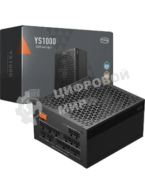 Блок питания PCCooler P5-YS1000-G1F, 1000Вт, 80 PLUS Gold, 135мм, модульный, черный