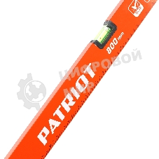 Уровень PATRIOT LRP-800, магнитный, алюминиевый фрезерованный, усиленный, 800мм