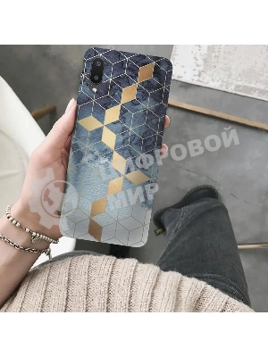 Чехол (клип-кейс) Gresso Meridian, для Samsung Galaxy A02, синий gr17aaae8919