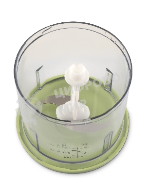 Измельчитель электрический Hyundai HYC-P3108 0.8л. 300Вт черный/зеленый