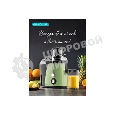 Соковыжималка GALAXY LINE GL 0815 зеленый, центробежная, 850 Вт, 550 мл, механическое