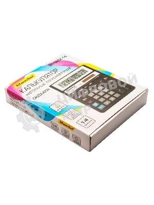 Калькулятор настольный Silwerhof SH-888X-14 черный 14-разр.