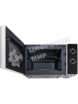 Микроволновая печь Samsung MS20A3010AH белый/черный, 20 л, 700 Вт, переключатели - поворотный механизм