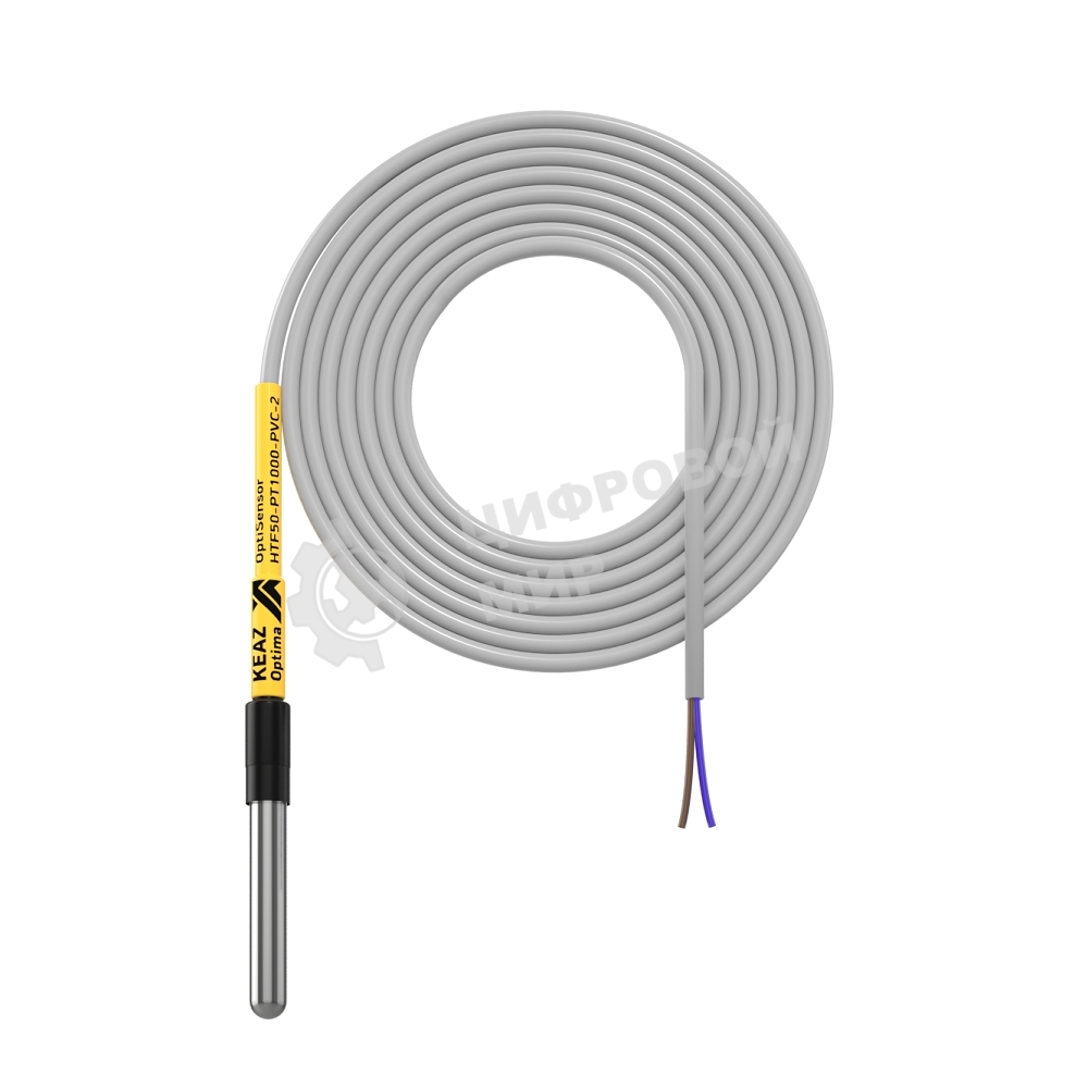 Датчик температуры канальный OptiSensor HTF50-PT1000-PVC-2 КЭАЗ 284695