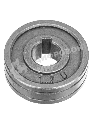 Подающий ролик Denzel U профиль под алюминиевую проволоку 1,0-1,2 мм, 2 шт