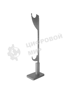 Напольный кронштейн Pianoforte 300, серебристый