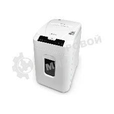 Шредер Heleos АП40-5 белый с автоподачей (секр.P-5) фрагменты 180лист. 37лтр. скрепки скобы пл.карты