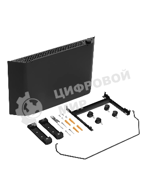 Конвектор электрический Denzel XCE-1500B черный, 1500 Вт, 20 м2, термостат