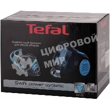 Пылесос Tefal TW2971EA синий, 200/750 Вт, уборка сухая, пылесборник контейнер 1.2 л