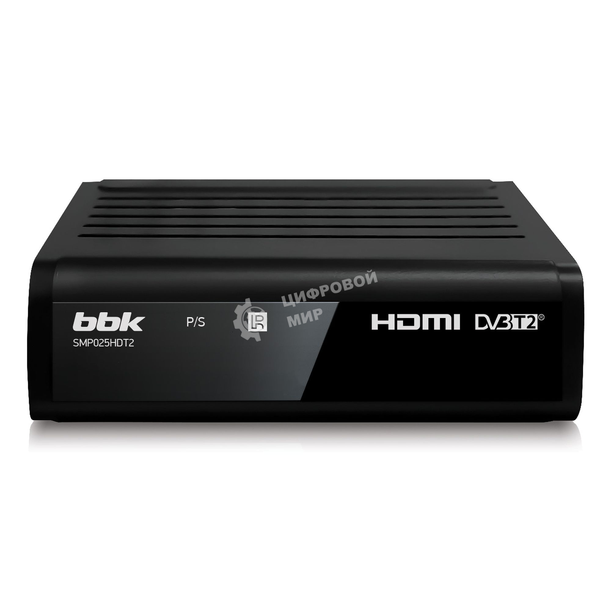 Приставка для цифрового ТВ BBK SMP025HDT2 черный, DVB-T2, DVB-T, HDMI, USB 2.0