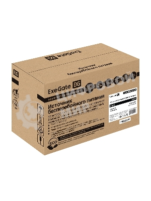 Источник бесперебойного питания ExeGate EP285586RUS SpecialPro Smart LLB-600.LCD.AVR.C13 600VA/360W, LCD, AVR, 4*IEC-C13, черный