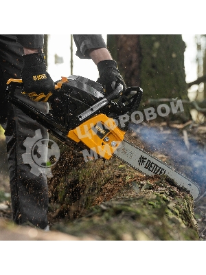 Пила цепная бензиновая Denzel DGS-4516 шина 40 см, 45 см 3, 3,0 л.с., шаг 3/8, паз 1,3 мм, 57 зв