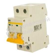 Выключатель автоматический модульный 2п C 32А 4.5кА ВА47-29 IEK MVA20-2-032-C