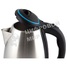 Чайник электрический Матрена MA-001 1.8 л, сталь,цвет крышки голубой (005456)