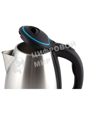 Чайник электрический Матрена MA-001 1.8 л, сталь,цвет крышки голубой (005456)