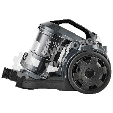 Пылесос BBK BV1601 серый, 300/1600 Вт, уборка сухая, пылесборник контейнер 2 л