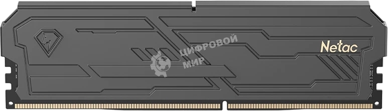 Оперативная память Netac Shadow III, DDR4, 16GB (1x16GB), 3200 MHz, CL16, с радиатором