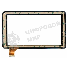 Сенсорное стекло (тачскрин) для Digma iDj7n (30 pin), черное