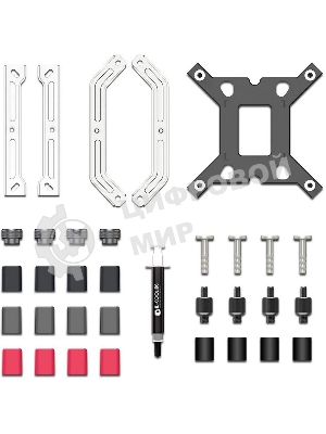 Устройство охлаждения(кулер) ID-Cooling Frozn A610 ARGb белый 120мм алюминий+медь 2000rpm 30db 4-pin 250W 155мм