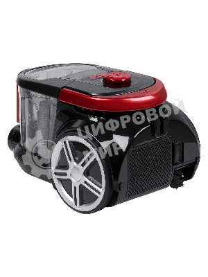 Пылесос BBK BV1801 бургунди, 300/1600 Вт, уборка сухая, пылесборник контейнер, 2 л