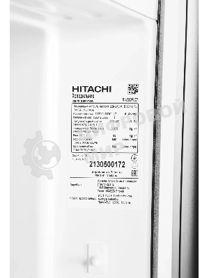 Холодильник Hitachi R-W660PUC7 GGR серый двухкамерный 396/144л морозилка сверху No Frost, Side by Side