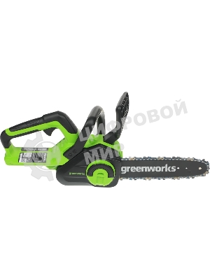 Цепная пила аккумуляторная GreenWorks G24CS25K4, 24V, 25 см, c АКБ 4А·ч и ЗУ (2007707UB)