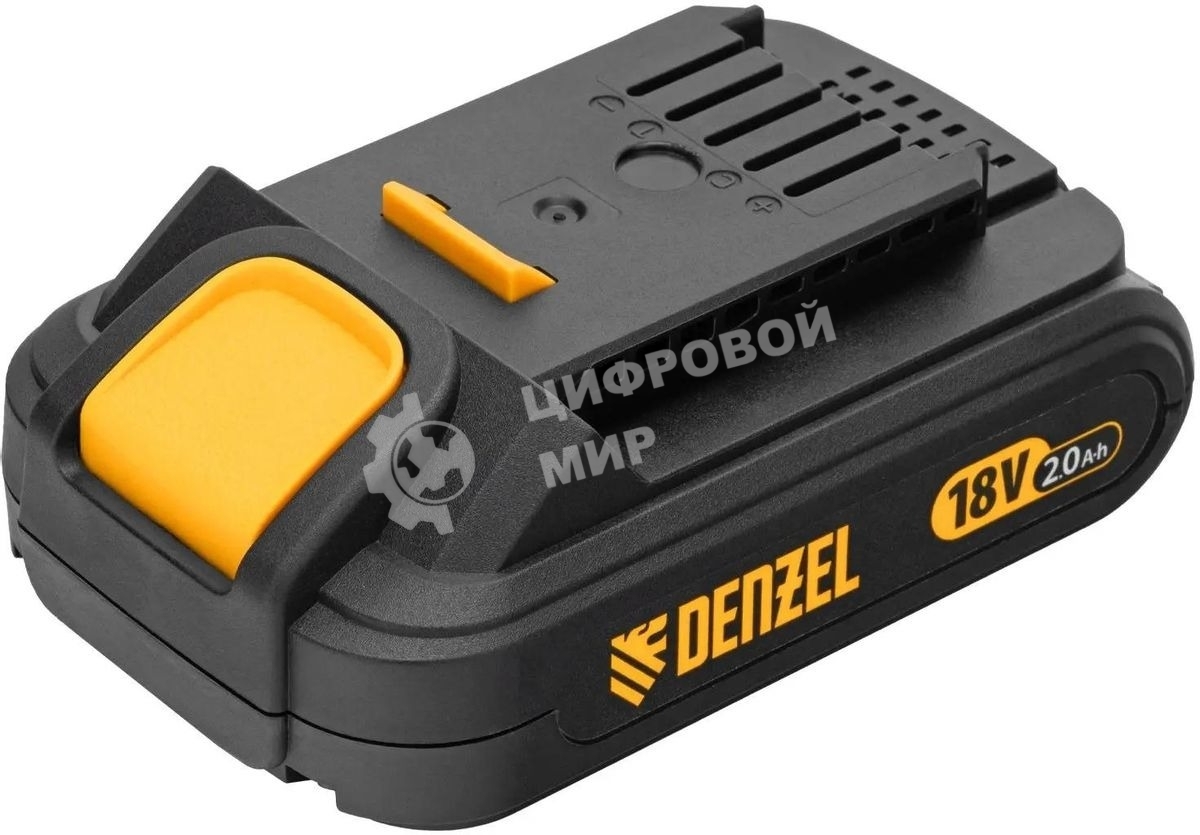 Батарея аккумуляторная Denzel IB-18-2.0, Li-Ion, 18 В, 2,0 А·ч