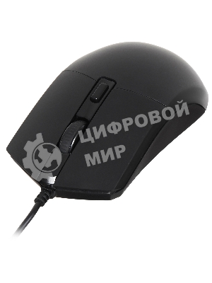 Мышь проводная Oklick 207M черный, 2400 dpi, USB, кнопки - 4