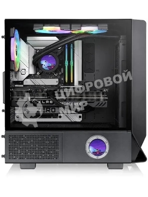 Компьютерный корпус Thermaltake Ceres 350 MX черный без БП E-ATX 2x140мм 2xUSB 3.0 audio bott PSU