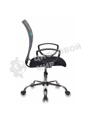 Кресло Бюрократ CH-599AXSL/32G/TW-11 серый/черный, сетка, 120 кг, механизм качания