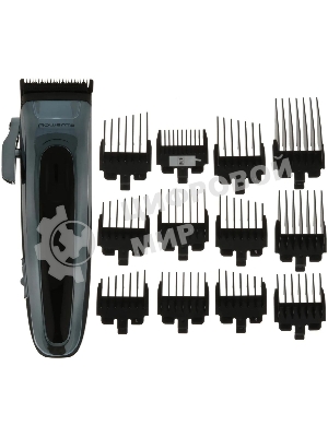 Машинка для стрижки Rowenta TN1551E0 серебристый/черный (насадок в компл:12шт)