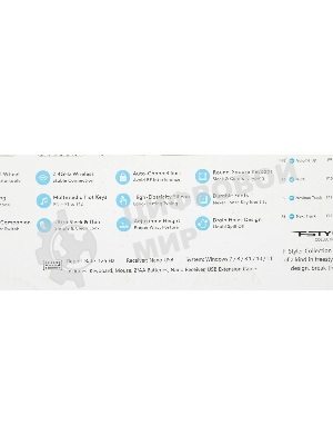 Комплект клавиатура+мышь A4Tech FStyler FG1012 беспроводной, USB, 1200 DPI, белый